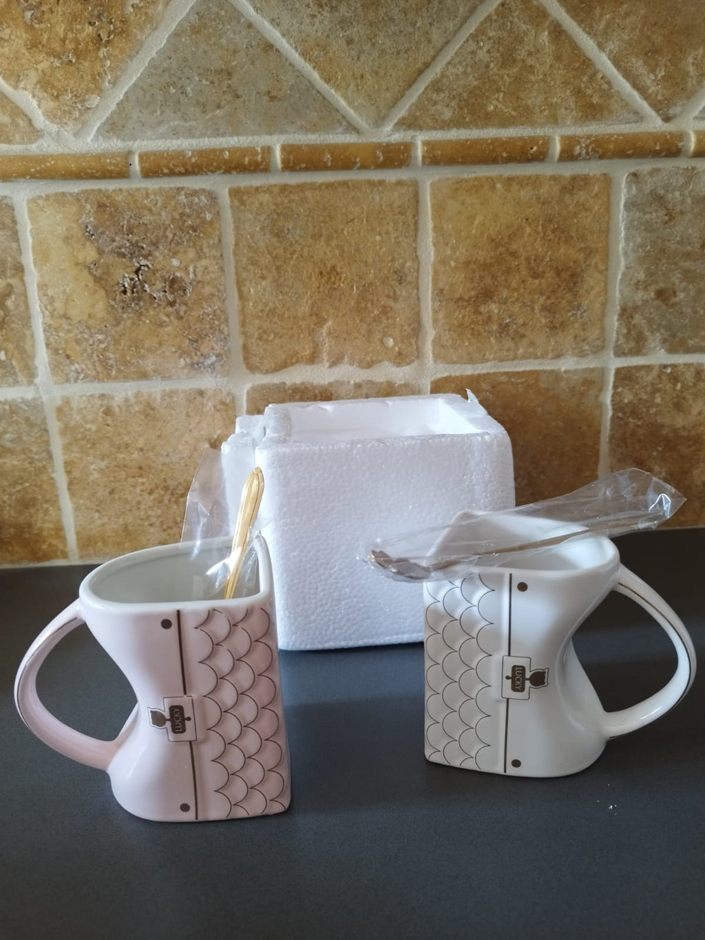Tasse / Mug en forme de sac ceramique 400ml