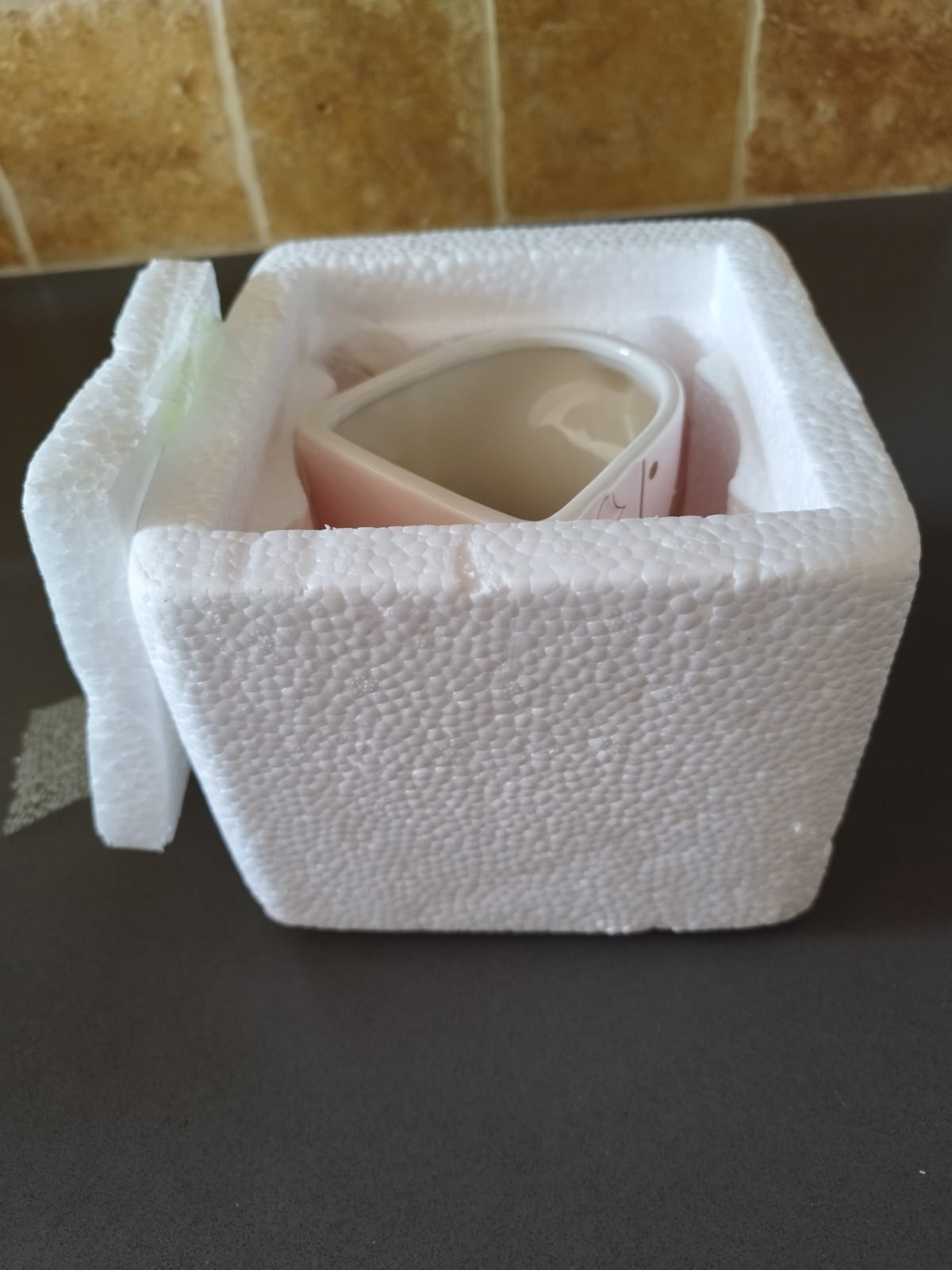 Tasse / Mug en forme de sac ceramique 400ml