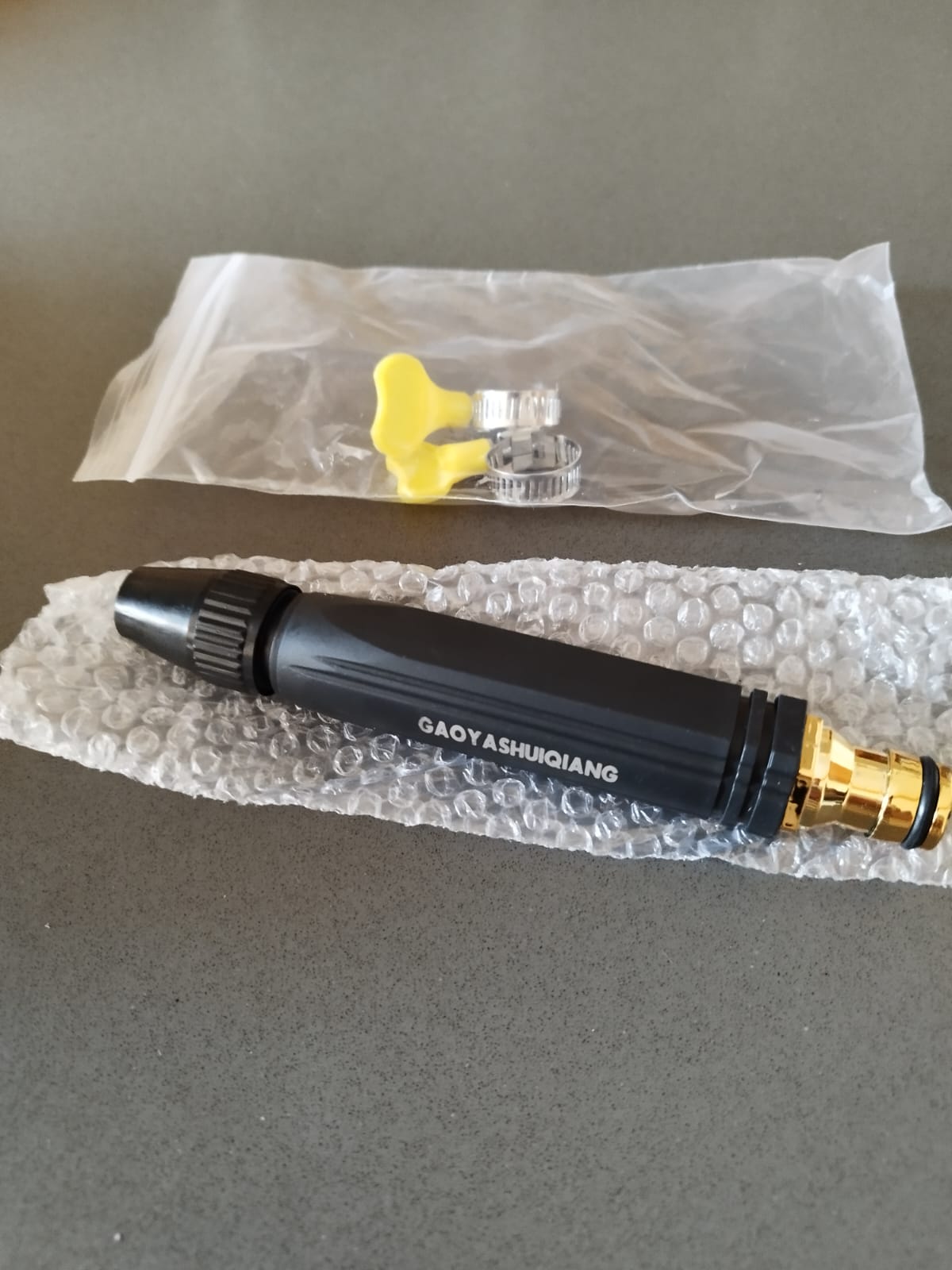 Embout de Nettoyage Haute Pression Réglable pour Tuyau d'Arrosage