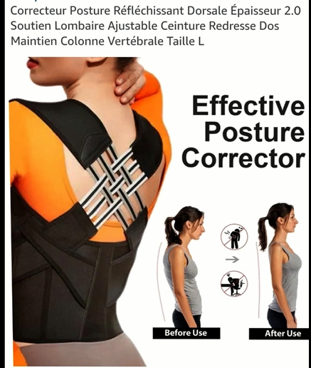 Correcteur de posture ergonomique